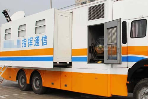 讯维视听产品成功应用于应急指挥车移动视听会议系统!