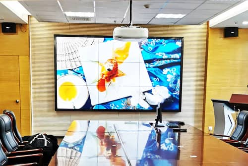 讯维55寸高清液晶拼接屏成功应用于云南某国有资产监督委员会