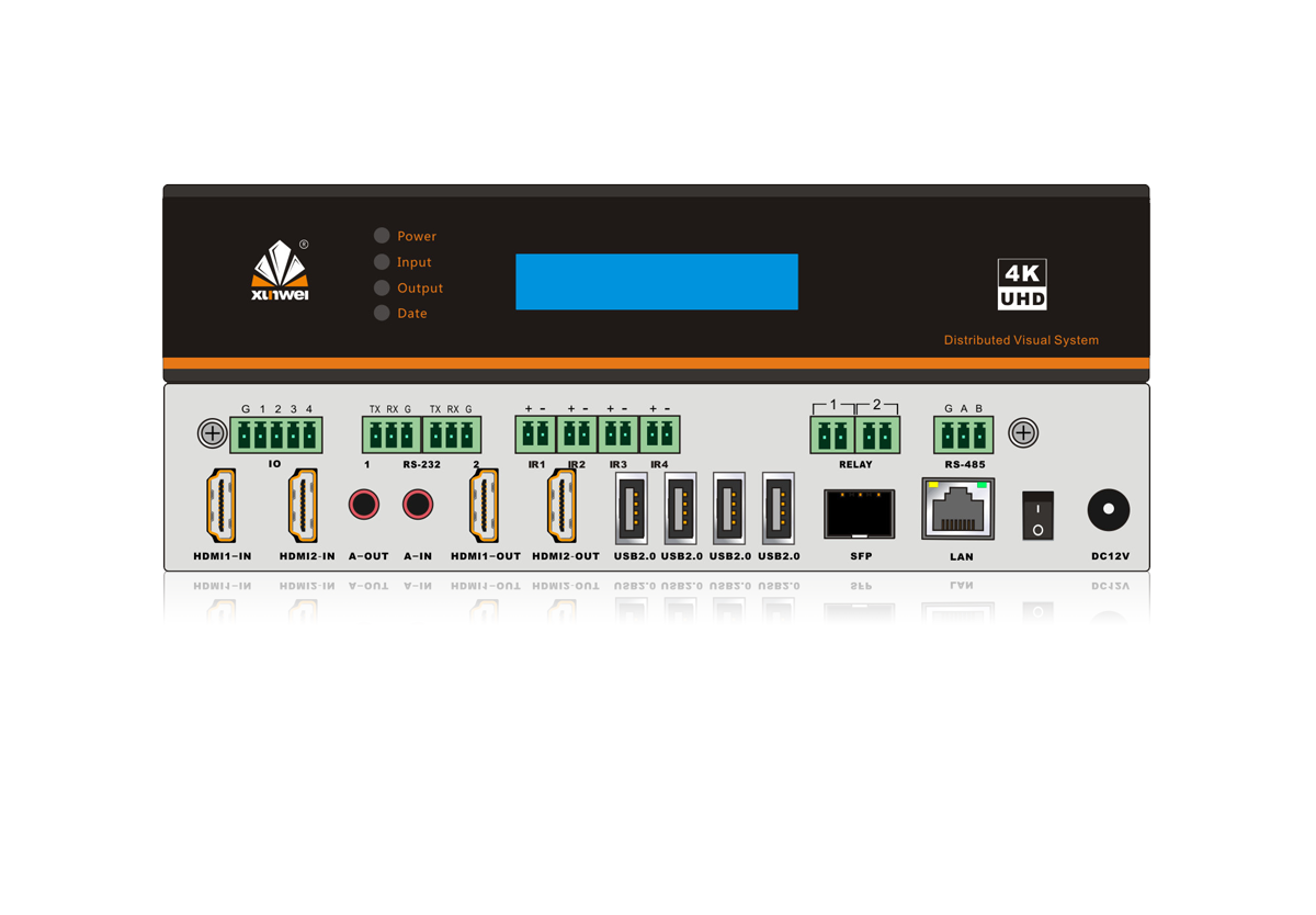 4K双路坐席输入节点