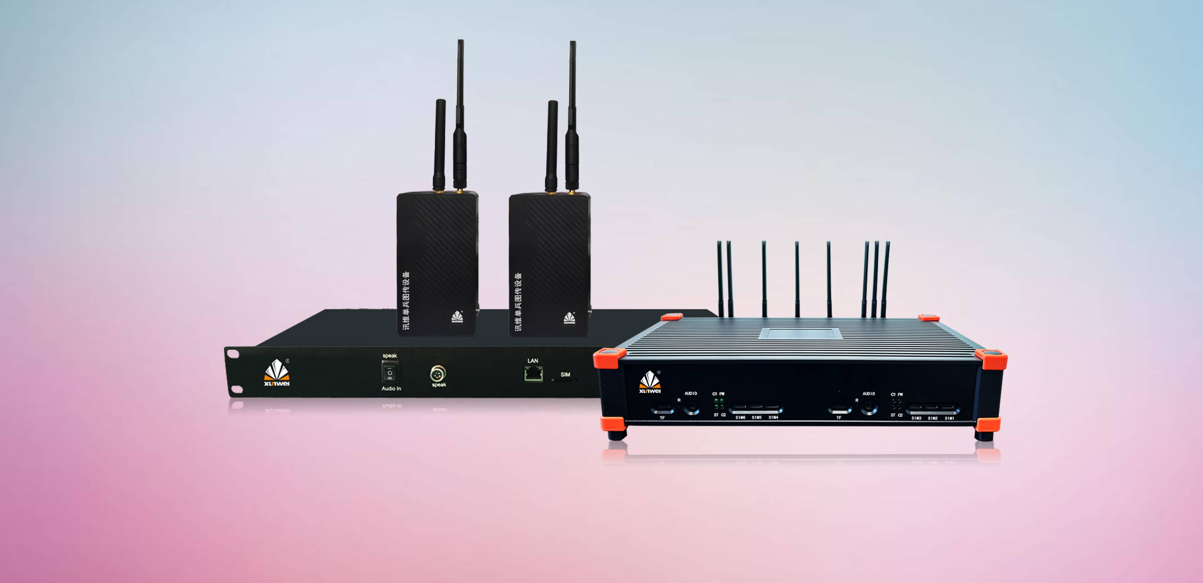 4G/5G单兵双镜头摄像机