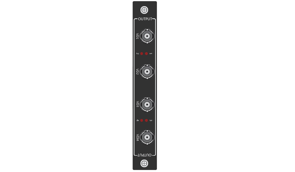 四路CVBS输出板卡