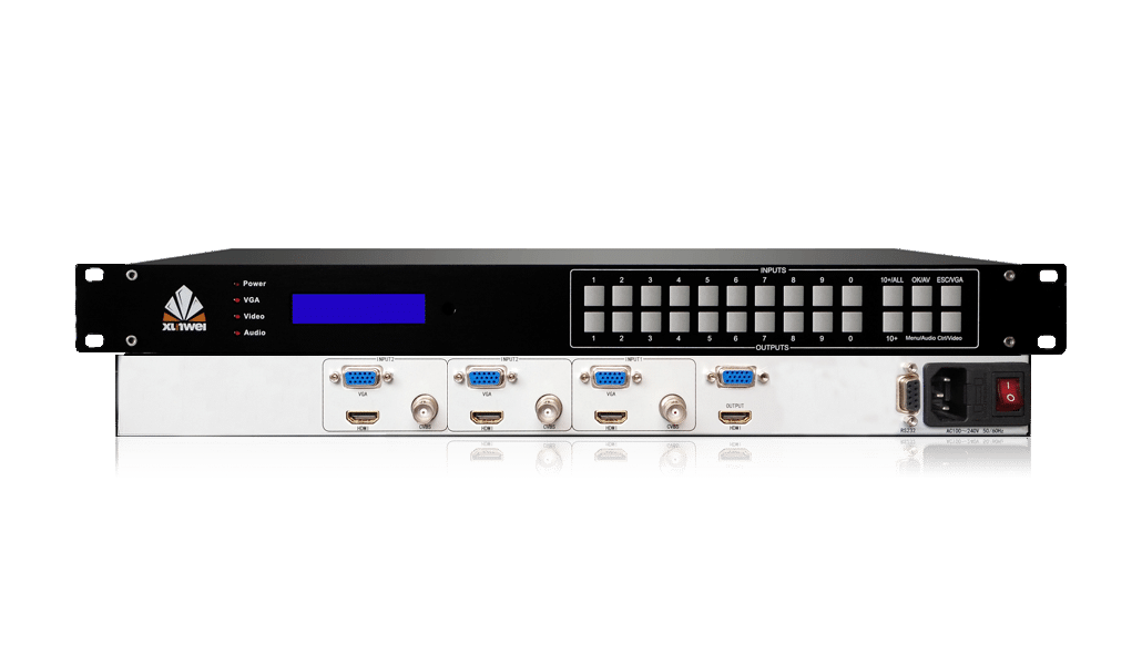 9进1出高清混合切换器