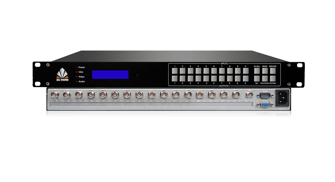 16进1出视频切换器