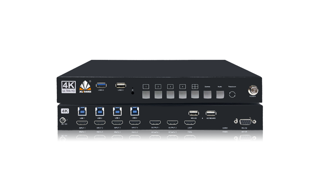 4K画面分割器（带透传）